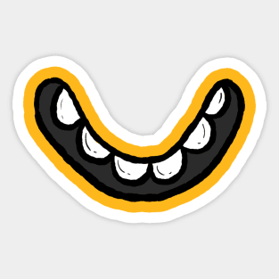 Wide smile Sticker